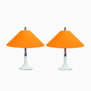 Large ML3 Table Lamps by Ingo Maurer, 1990s, Set of 2