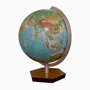 Vintage Topographical Globe by Ernst Kremling for JRO-Verlag