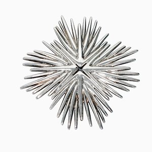 Silver Brooch Pendant Palmaceae Serie by Michele Oka Doner for Christofle, 2000