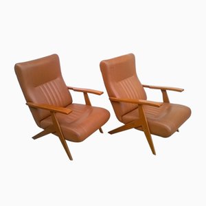 Reclining Armchairs, Italy, 1960s, Set of 2