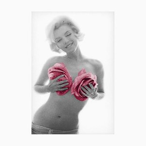 Marilyn Monroe Pink Roses by Bert Stern, 2011