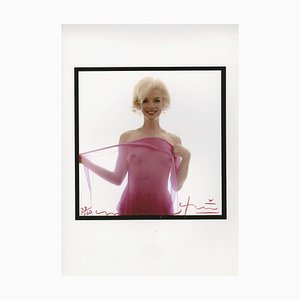 Marilyn Monroe nude in the fascia scarf by Bert Stern 2012