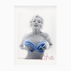 Bert stern "Marilyn Monroe oro Blue Wink Roses" 2012