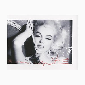 Bert Stern, Marilyn Monroe The Last Sitting Pearls 3, 2011, Fotografia in bianco e nero