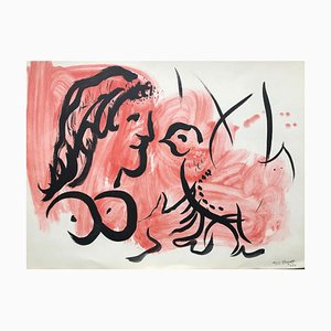 Marc Chagall Femme à l'oiseau 1959