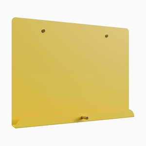 Myosotis Magnetic Notice Board in Lemon Yellow by Richard Bell