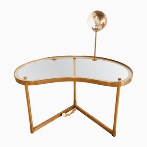Mid-Century Table with Built-in Light