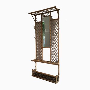 Rattan Garderobe, 1970er