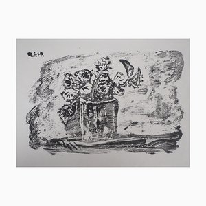 Small Flowerpot Lithograph by Pablo Picasso, 1947