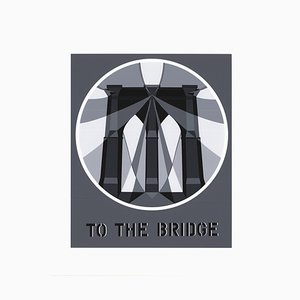 Paravent The Bridge Pont de Brooklyn par Robert Indiana, 1997