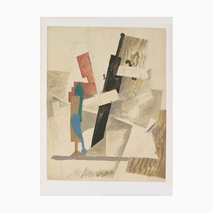 Lithographie Papiers Colles-Drawings d'après Pablo Picasso, 1966