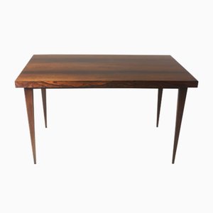 Table de Bureau Mid-Century Moderne en Bois Dur, Brésil, 1960s