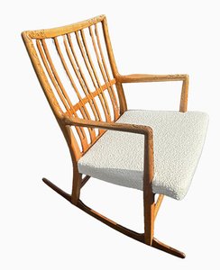 Rocking Chair ML33 en Chêne par Hans J. Wegner pour A/S Mikael Laursen, 1950s
