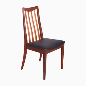 Chaises de Salle à Manger en Cuir et en Teck par Leslie Dandy pour G-Plan, 1960s, Set de 6