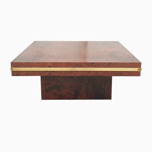 Mesa de centro Mid-Century de nudo de árbol de madera nudosa de Mario Sabot, 1968