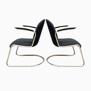 Set of Dutch Nr. 413 Armchairs by Willem Hendrik Gispen for Gispen, 1930s