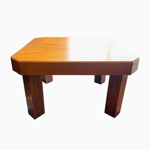 Art Deco Mahogany Dining Table by Henri Rappin, 1940s