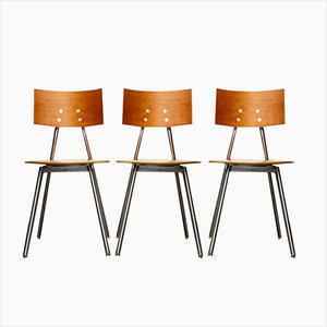 German Duktus Series Kitchen Chairs from Bulthaup, Set of 3