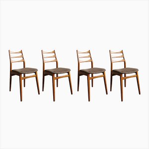 Mid-Century Dining Chairs in Teak, 1960s, Set of 4