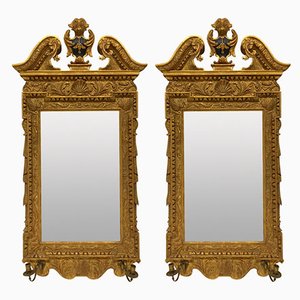 English Georgian Style Mirrors, Set of 2