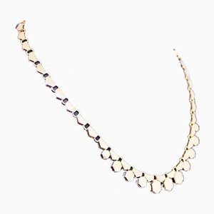 Articulated Necklace of 14 Karat Gold