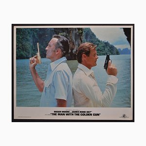 Tarjeta de lobby James Bond 007 the Man with the Golden Original, UK, 1974