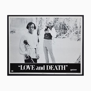 Póster Lobby estadounidense Love and Death original de la película, 1975