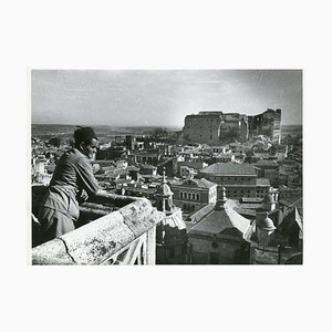 Alcazar in Ruins Civil War Portfolio of 5 Prints, Toledo, Spain, 1936