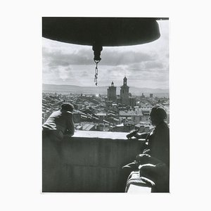 Bürgerkrieg Blick von einem Turm Pamplona, Spanien, 1936