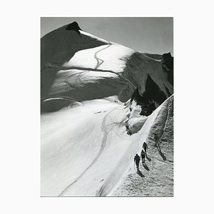 Mountaineers Allalinhorn Wallis, Switzerland, 1980