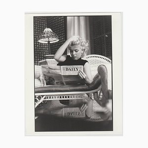 Marilyn Monroe Print of 1988 from Original Negative, 1955