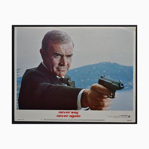 Tarjeta de vestíbulo James Bond 007 Never Say Never Again Original, UK, 1984