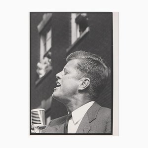JFK Speaking John F. Kennedy Election Campaign, 1960