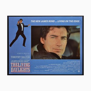 Tarjeta de vestíbulo James Bond 007 the Living Daylights Original, UK, 1987