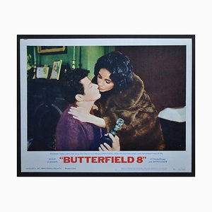 Tarjeta de la película Lobby estadounidense Butterfield 8 original de la película, años 60