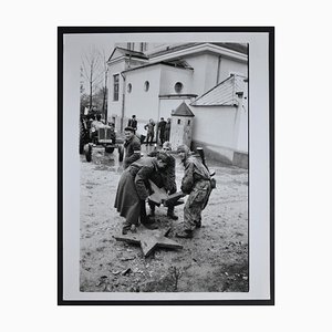 Insurrection de la Révolte en Hébreu avec une Etoile Rouge Cassée, Hongrie, 1956