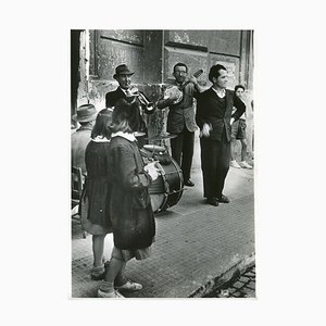 Musicisti di strada, Napoli, 1955