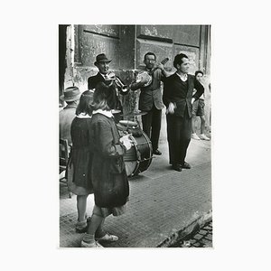 Street Musicians, Naples, 1955