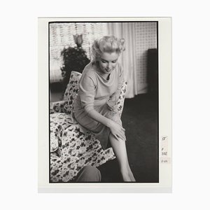 Marilyn Monroe Print of 1988 from Original Negative, 1955