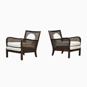 Lounge Chairs Attributed to Otto Schulz for Boet, Set of 2