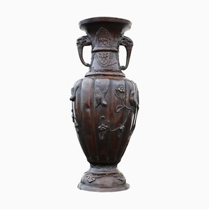 Japanese Meiji Period Bronze Vase