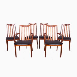 Teak Dining Chairs from G-Plan, 1960s, Set of 6