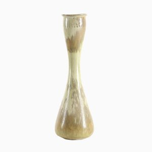 Scandinavian Vase in Sand to Ocher by Gunnar Nylund for Rörstrand, 1960s