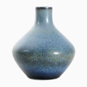 Scandinavian Blue Ceramic Vase by Carl-Harry Stalhane for Rörstrand