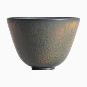 Brown Ochre ARU Bowl by Gunnar Nylund for Rörstrand, 1950s