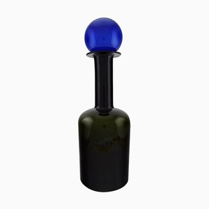 Large Vase Bottle with Lid in the Shape of a Ball Otto Brauer for Holmegaard