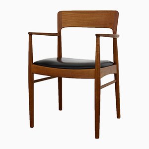 Fauteuil Vintage en Teck par Henning Kjærnulf pour Korup Stolefabrik, 1960s