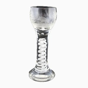 Antikes englisches Sling Glas
