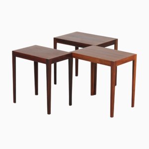 Tables Gigognes Mid-Century par Svenn Eske Kristensen pour Pontoppidan, Danemark, 1960s