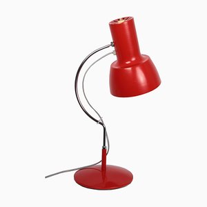 Red Table Lamp by Josef Hurka for Napako, 1970s